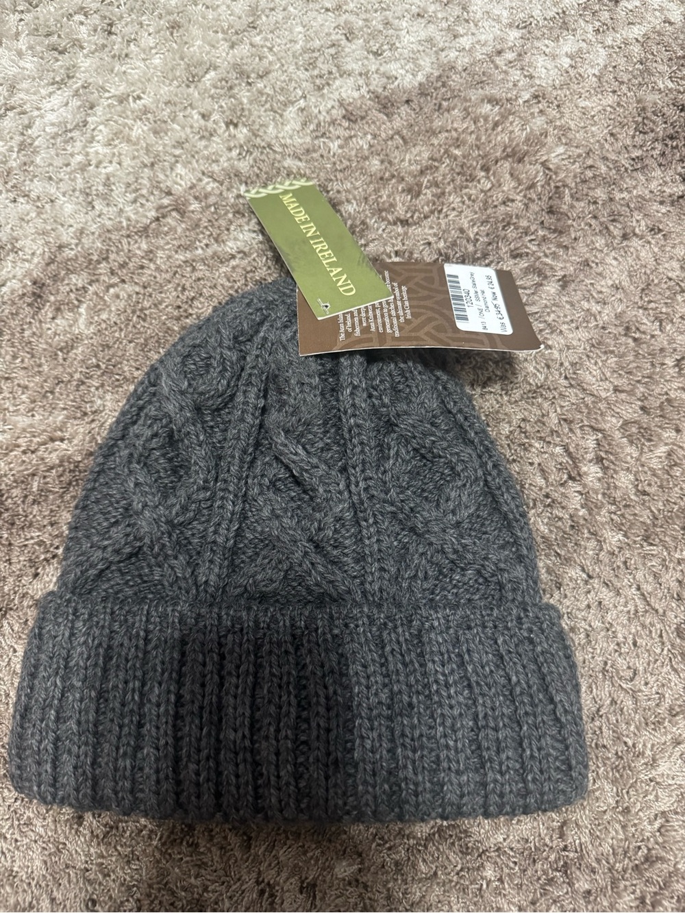 Aran crafts Ladies Aran Diamond Pull-on Hat